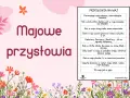 Majowe przysłowia o maju: o pogodzie, urodzaju i pracach polowych. Wiele z nich mówi o tym, jak maj wpływa na resztę roku.
