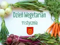 11 stycznia nietypowe święta. Dzień Wegetarian. Pęczek marchwi, buraków i cebuli na białym tle.