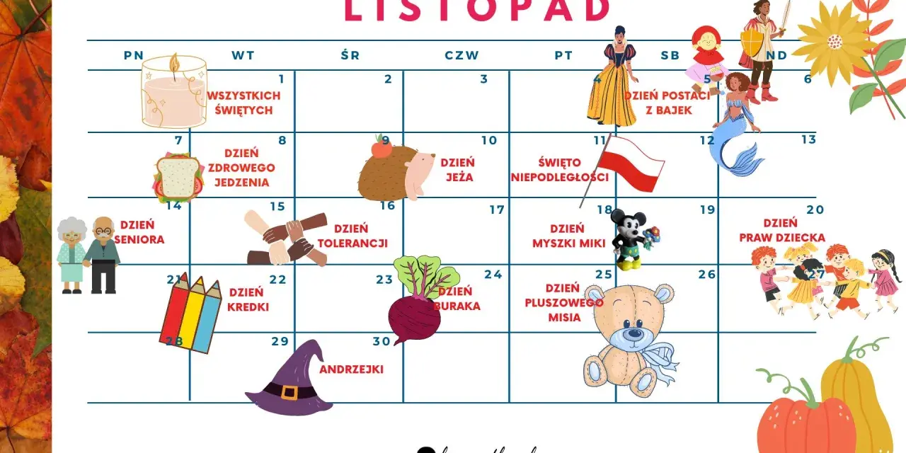 5 listopada nietypowe święta na kalendarzu: Dzień Postaci z Bajek, Dzień Pluszowego Misia, Dzień Dziecka i wiele innych.