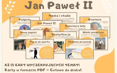 16 października 1978 Karol Wojtyła został wybrany na papieża. Grafika przedstawia jego życie i dokonania.