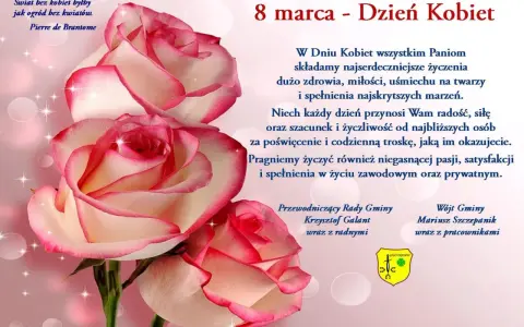 Dzień Kobiet na świecie celebrowany z różami. Życzenia zdrowia, miłości i spełnienia marzeń dla wszystkich Pań.