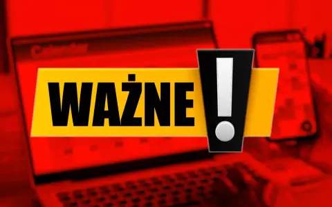 Ważne! Sprawdź, czy 6 kwietnia jest wolny. Na ekranie laptopa widać kalendarz, a obok telefon.