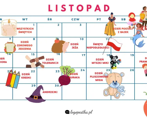 5 listopada nietypowe święta na kalendarzu: Dzień Postaci z Bajek, Dzień Pluszowego Misia, Dzień Dziecka i wiele innych.