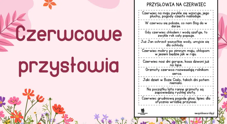 Czerwcowe przysłowia o pogodzie i życiu na wsi. Wiersze o czerwcu i jego wpływie na lato i jesień.